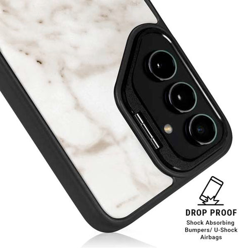 Taupe Marble Galaxy S25 Kickstand Case